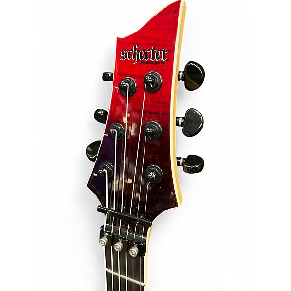 Used Schecter Guitar Research C-1 FR S SLS Elite Red Solid Body Electric Guitar
