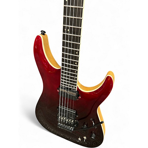 Used Schecter Guitar Research C-1 FR S SLS Elite Red Solid Body Electric Guitar