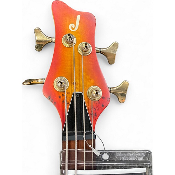 Used Jackson Pro Series Spectra Bass SB V Poplar Burl Cherry Electric Bass Guitar