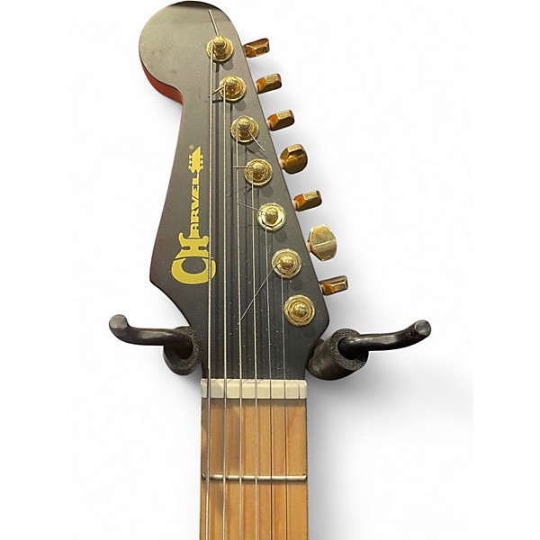 Used Charvel Angel Vivaldi Signature DK24-7 Black Solid Body Electric Guitar