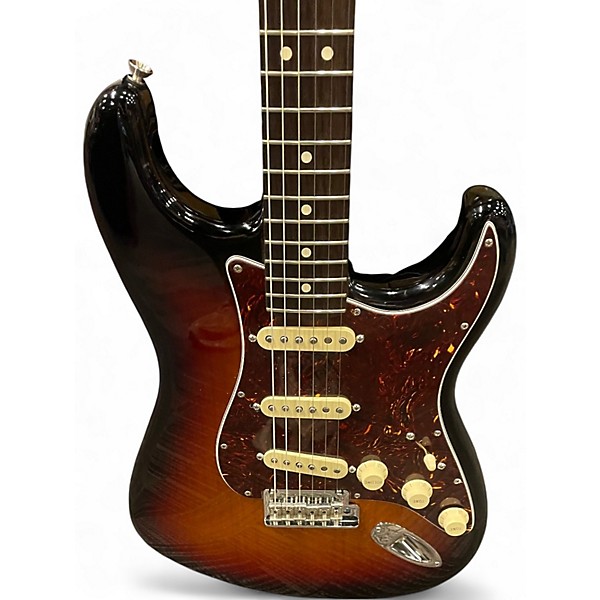 Used Fender American Professional II Stratocaster 3 Color Sunburst Solid Body Electric Guitar