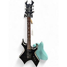Used B.C. Rich Deluxe Series Warlock Black Solid Body Electric Guitar
