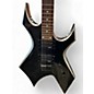 Used B.C. Rich Deluxe Series Warlock Black Solid Body Electric Guitar