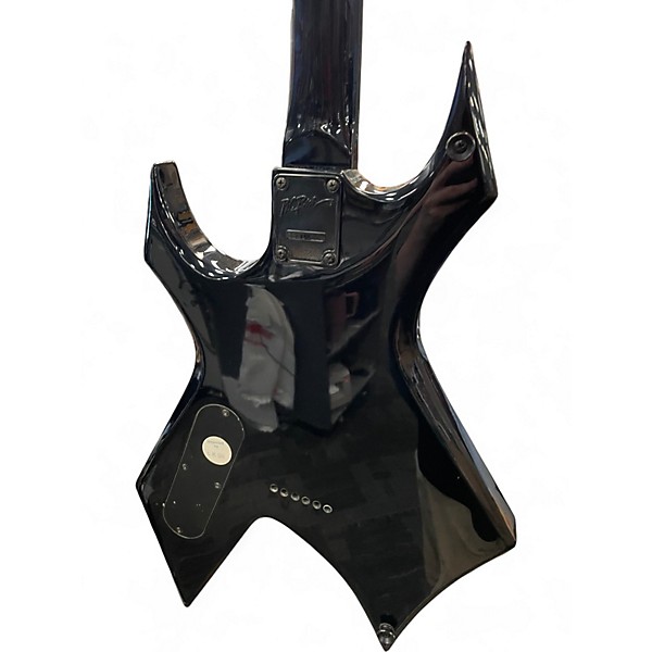 Used B.C. Rich Deluxe Series Warlock Black Solid Body Electric Guitar