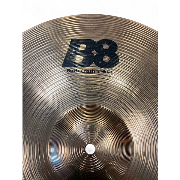 Used SABIAN 18in B8 Rock Crash Cymbal