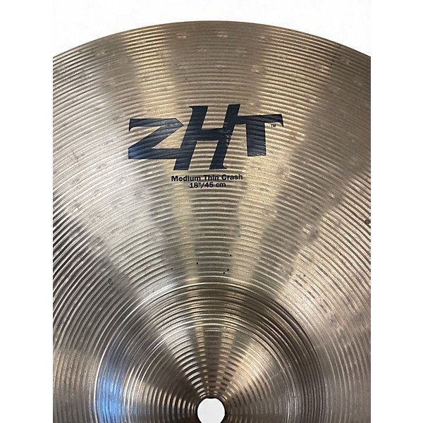Used Zildjian 18in ZHT Medium Thin Crash Cymbal