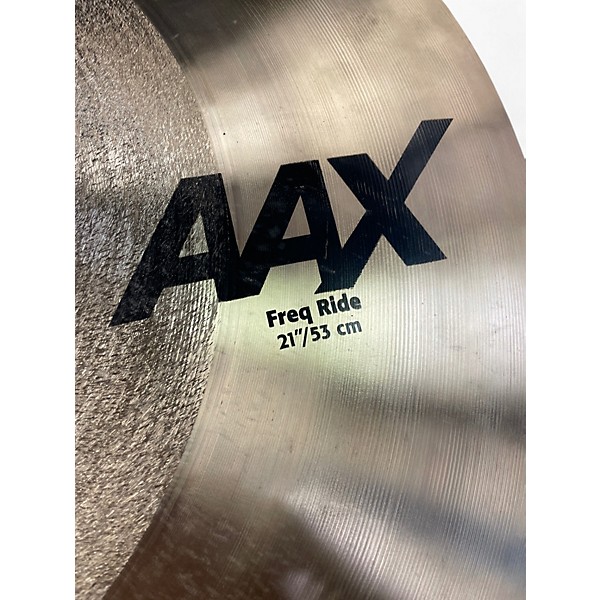 Used SABIAN 21in AAX FREQ RIDE Cymbal