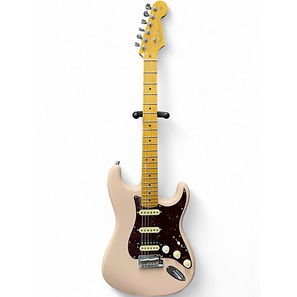 Used 2022 Fender Limited Edition American Professional II Stratocaster Shell Pink Solid Body Electric Guitar
