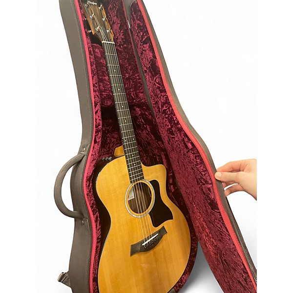 Used 2026 Taylor 214CE Plus Natural Acoustic Guitar