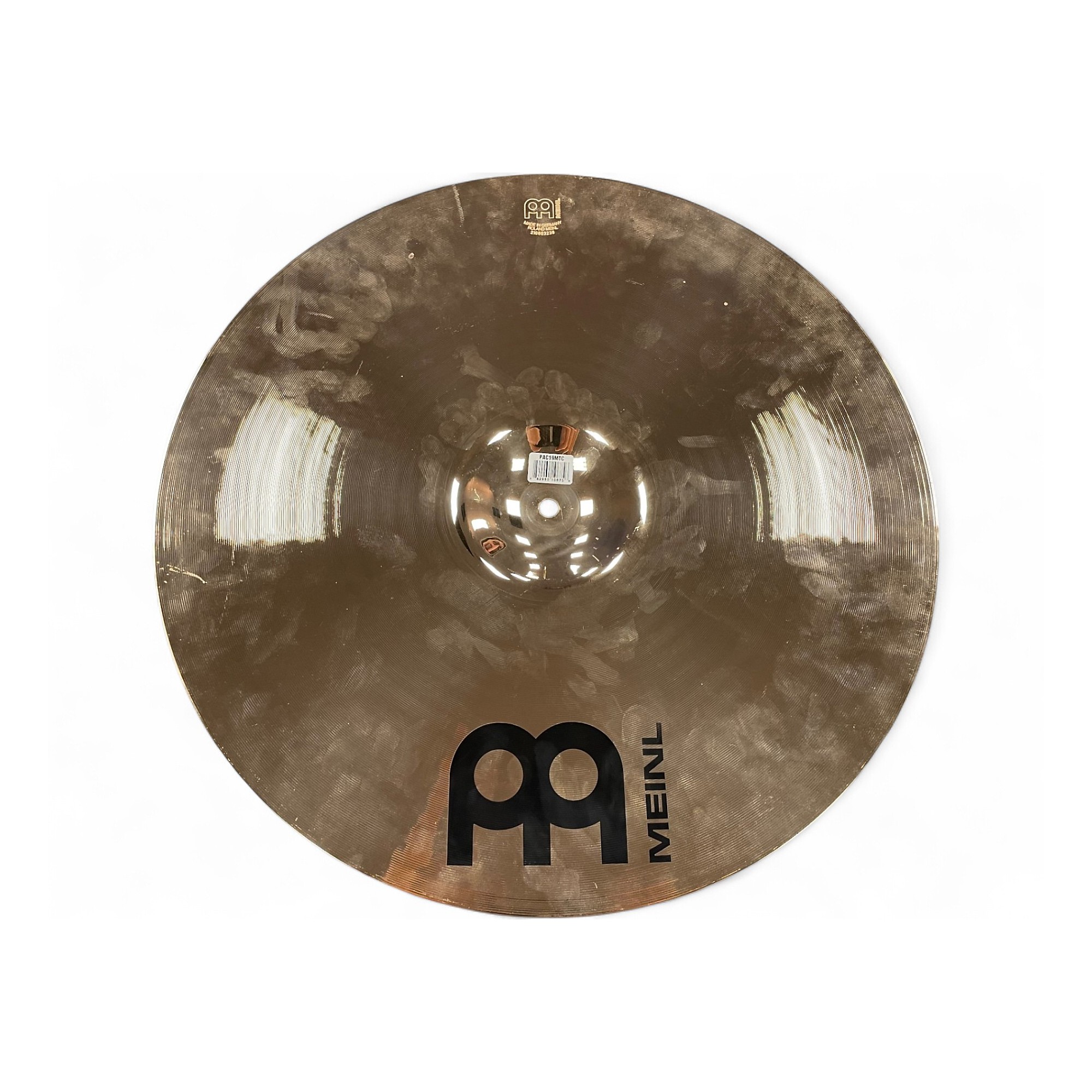 Used MEINL 19in Pure Alloy Custom Medium Thin Crash Cymbal 39