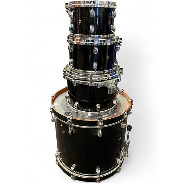 Used TAMA 4 Piece Starclassic Bubinga Black Drum Kit