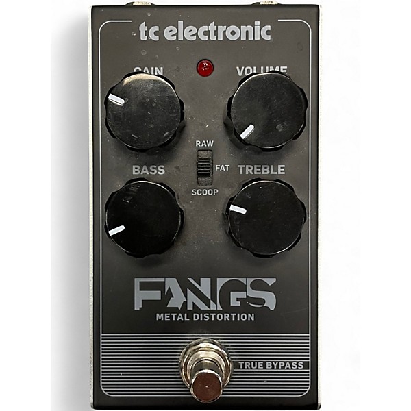 Used TC Electronic Fangs Metal Distortion Effect Pedal