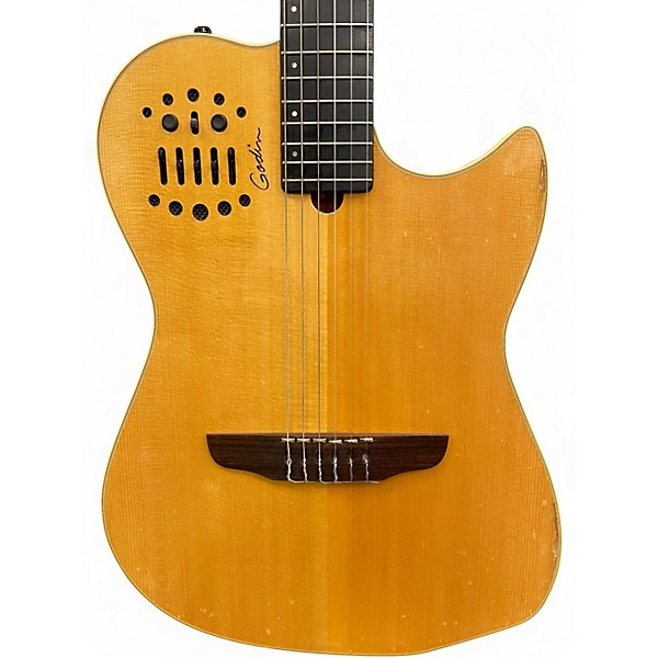 Used Godin Multiac Nylon SA Natural Classical Acoustic Electric Guitar