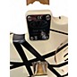 Used EVH FRANKEN STRAT Black and White Solid Body Electric Guitar