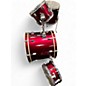 Used Yamaha 4 Piece Rydeen 4 Piece Candy Apple Red Drum Kit
