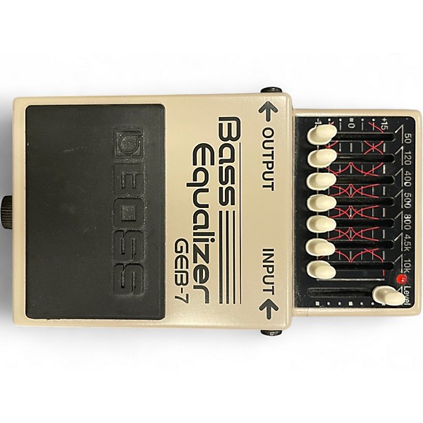 Used BOSS GEB7 7 Band Bass Equalizer Bass Effect Pedal