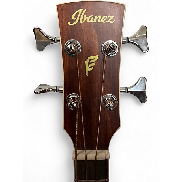 Used Ibanez PNB14E Natural Acoustic Bass Guitar