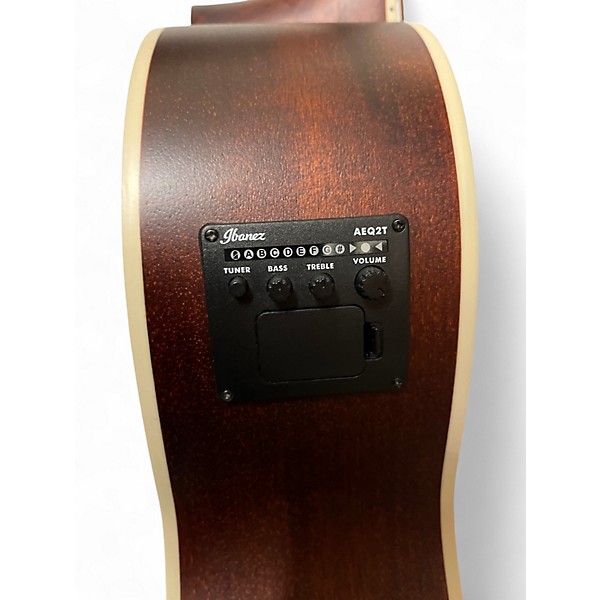 Used Ibanez PNB14E Natural Acoustic Bass Guitar