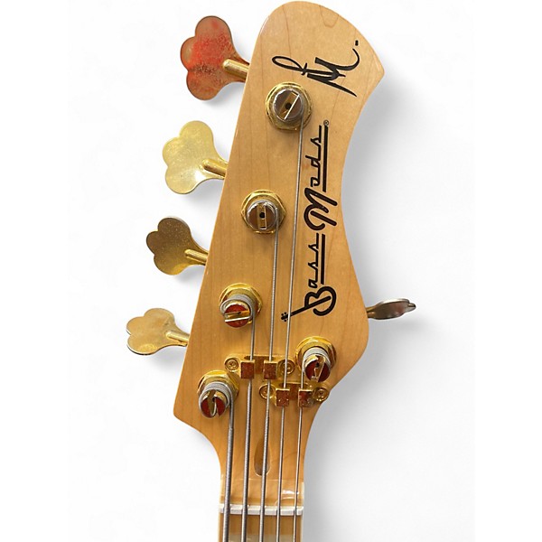 Used Bass Mods MF5 Natural Electric Bass Guitar