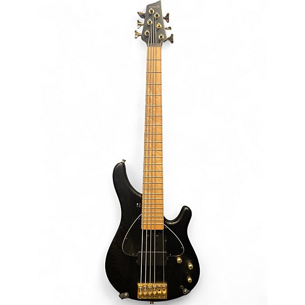 Used sandberg California 6 Black and Gold Electric Bass Guitar