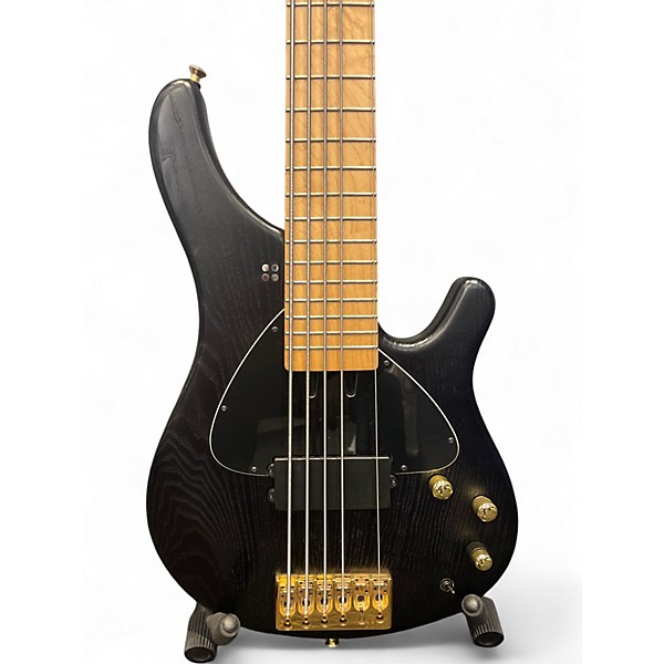 Used sandberg California 6 Black and Gold Electric Bass Guitar