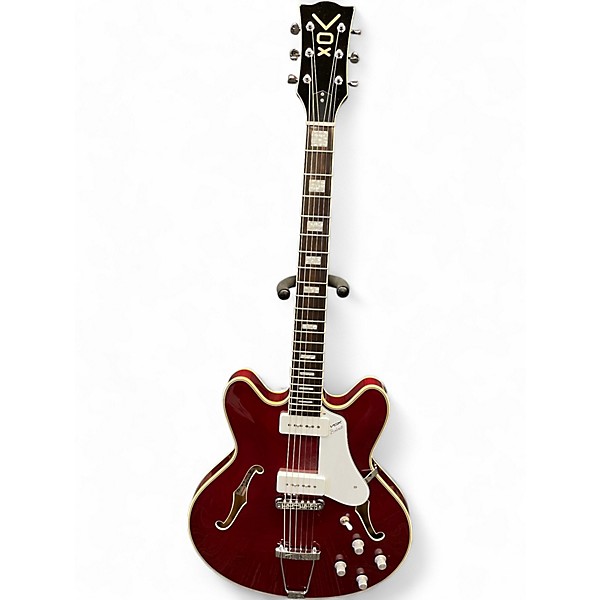 Used VOX BC-V90 Cherry Hollow Body Electric Guitar