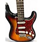 Used Squier Standard Stratocaster 3 Color Sunburst Solid Body Electric Guitar