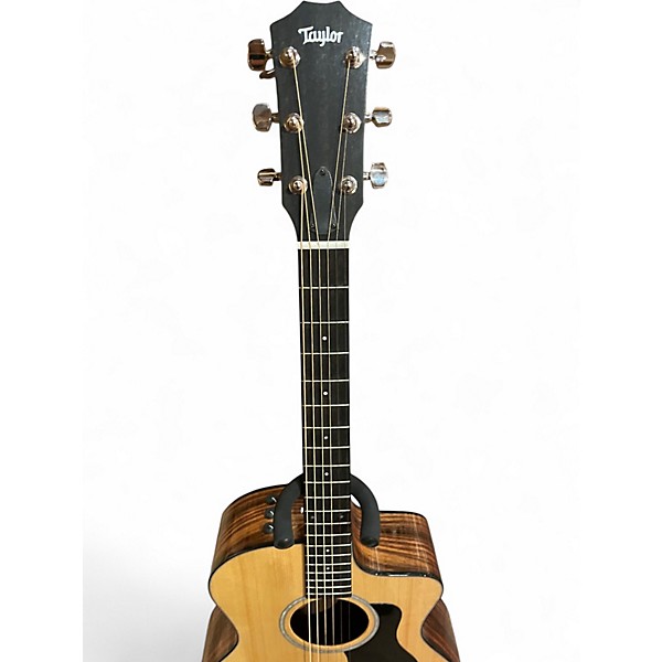 Used Taylor 214CE Deluxe Natural Acoustic Electric Guitar