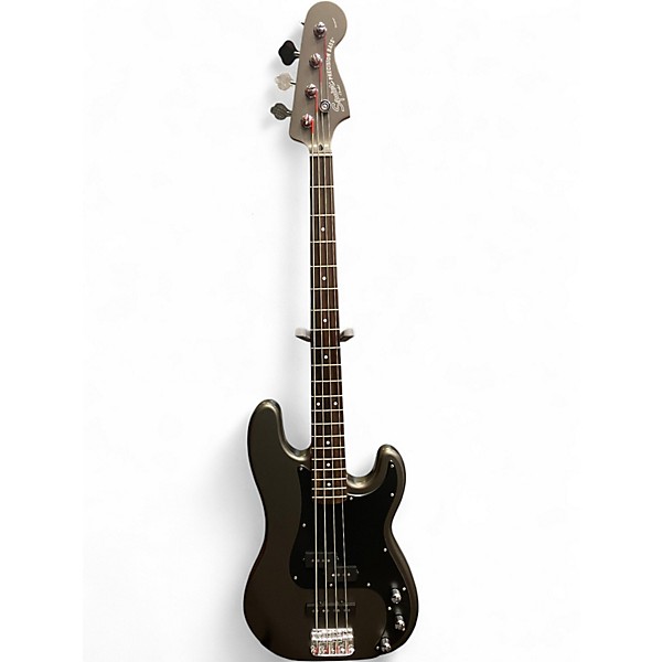 Used Squier Standard Series Precision Bass Pewter Electric Bass Guitar