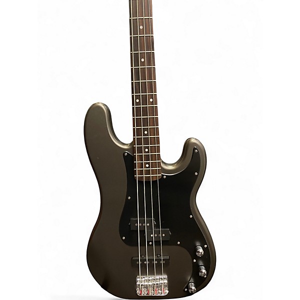 Used Squier Standard Series Precision Bass Pewter Electric Bass Guitar