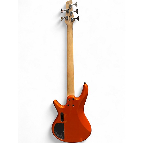 Used Ibanez GSR205 5 String Metallic Orange Electric Bass Guitar
