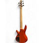Used Ibanez GSR205 5 String Metallic Orange Electric Bass Guitar