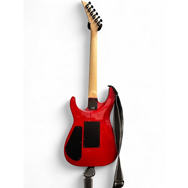 Used Jackson JS34Q Trans Red Solid Body Electric Guitar
