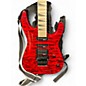Used Jackson JS34Q Trans Red Solid Body Electric Guitar