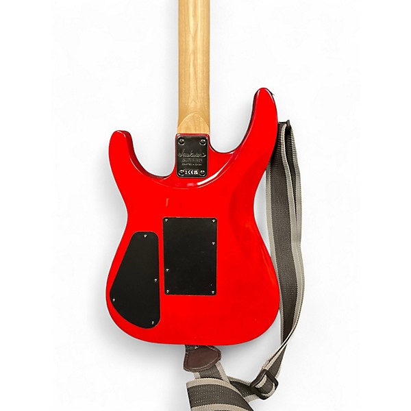 Used Jackson JS34Q Trans Red Solid Body Electric Guitar