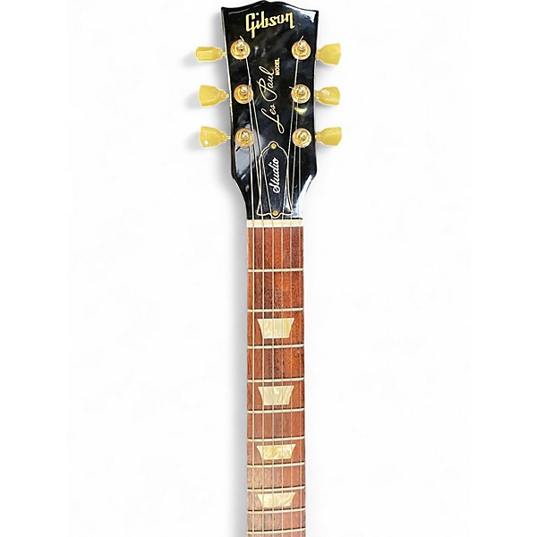Used Gibson Les Paul Studio Black Solid Body Electric Guitar