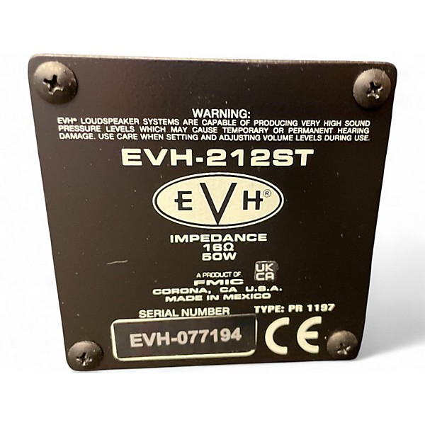 Used EVH 5150 212ST 2x12 Guitar Cabinet