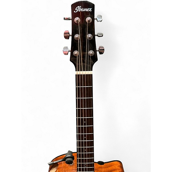 Used 2023 Ibanez AAM300CE-NT Natural Acoustic Electric Guitar