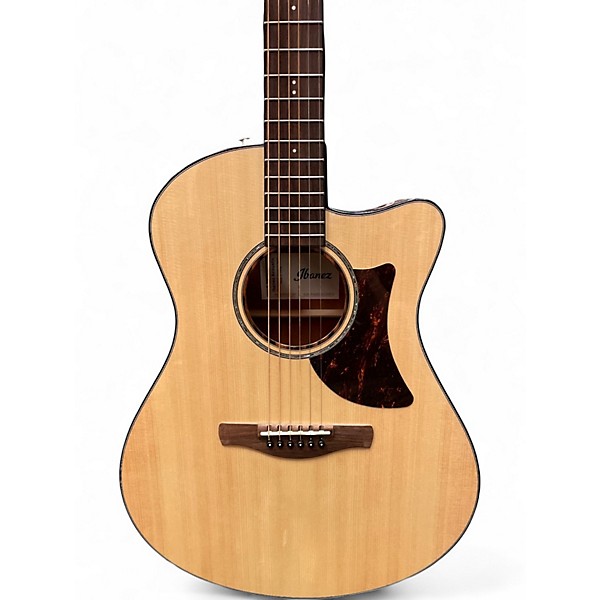 Used 2023 Ibanez AAM300CE-NT Natural Acoustic Electric Guitar