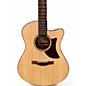 Used 2023 Ibanez AAM300CE-NT Natural Acoustic Electric Guitar