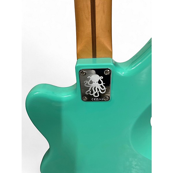 Used Fender Mark Hoppus Jaguar Bass Seafoam Green Electric Bass Guitar