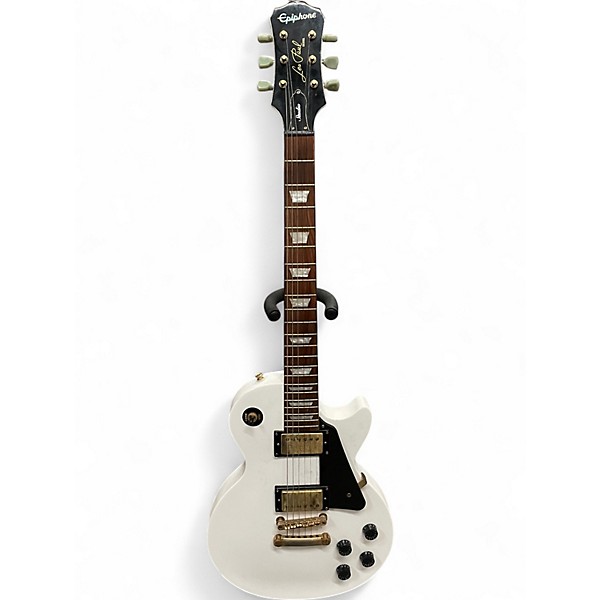Used Epiphone Les Paul Studio Alpine White Solid Body Electric Guitar