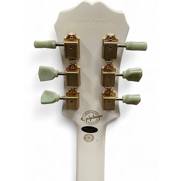 Used Epiphone Les Paul Studio Alpine White Solid Body Electric Guitar