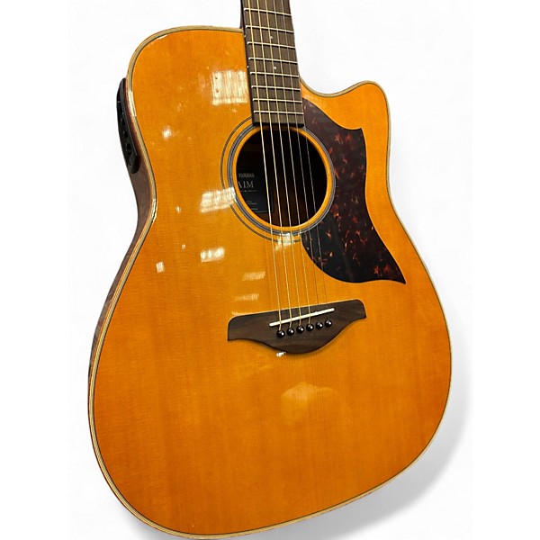 Used Yamaha A1M Natural Acoustic Electric Guitar