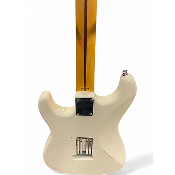 Used Fender JV Modified 60s Stratocaster Olympic White Solid Body Electric Guitar