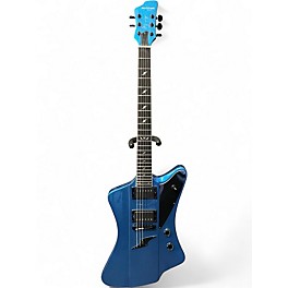 Used West Creek Guitars Mirage T Bird Style Blue Solid Body Electric Guitar
