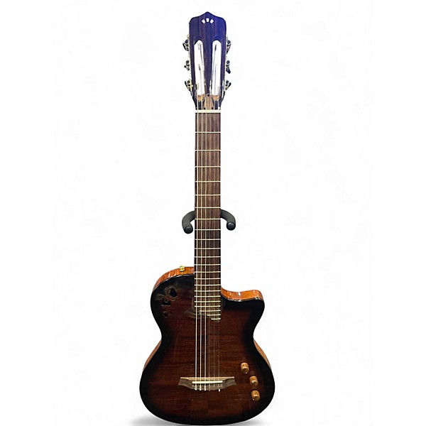 Used Cordoba STAGE Brown Classical Acoustic Electric Guitar
