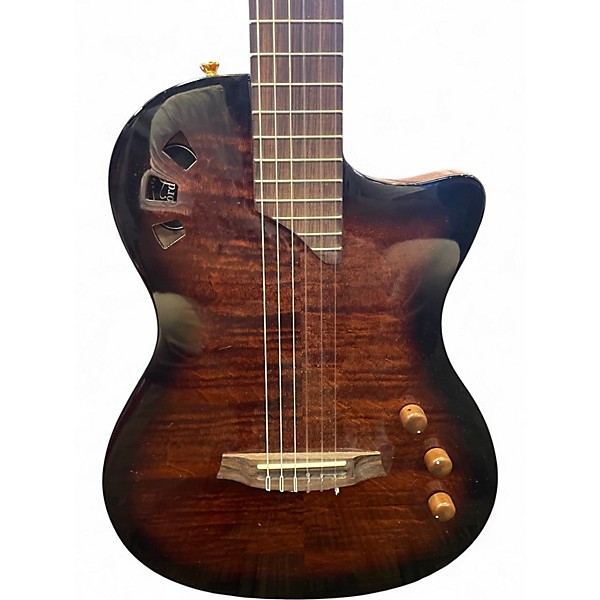 Used Cordoba STAGE Brown Classical Acoustic Electric Guitar