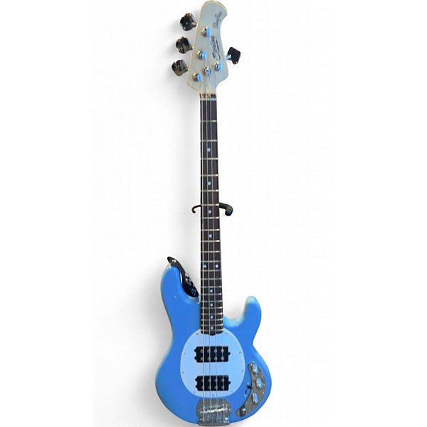 Used Sterling by Music Man StingRay Ray4HH Blue Electric Bass Guitar