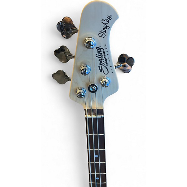 Used Sterling by Music Man StingRay Ray4HH Blue Electric Bass Guitar